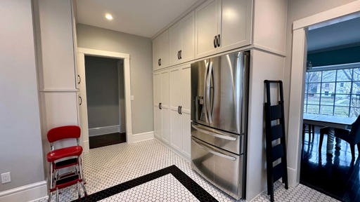 Black and White Honeycomb Tile Floors