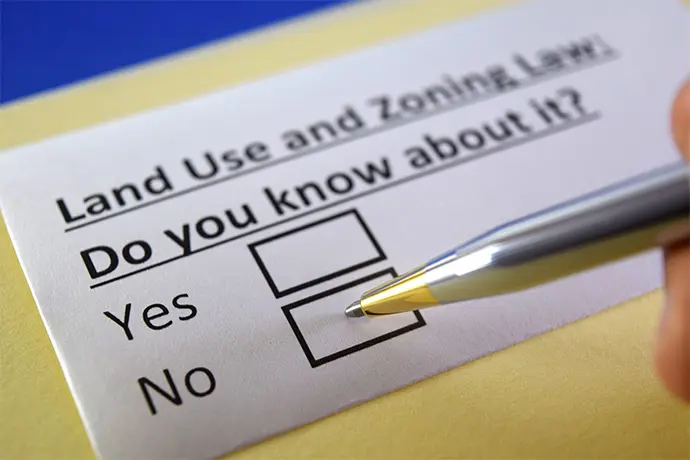 Land use and Zoning form