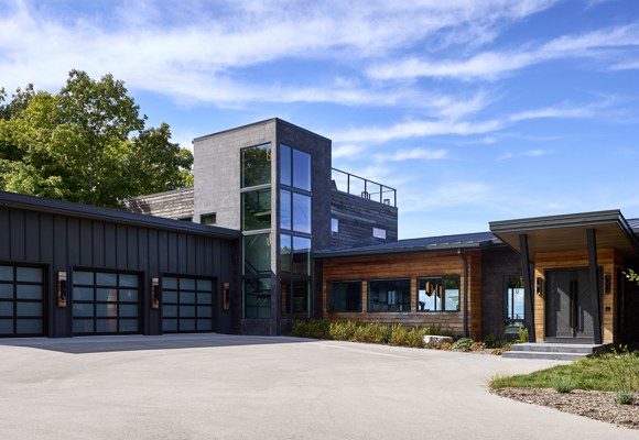 Entryway to a luxury home with a very open space