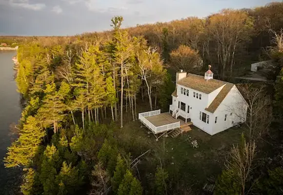 Lakeside property after a full renovation