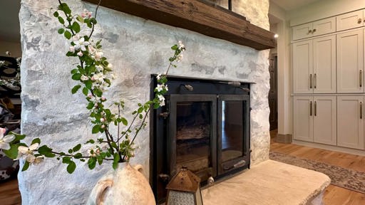 Kitchen Fireplace