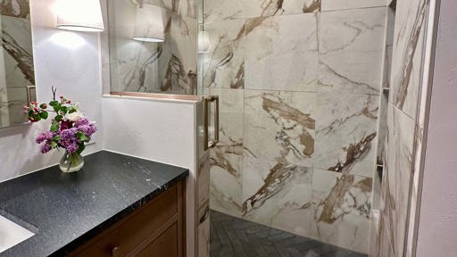 Large Tile Shower